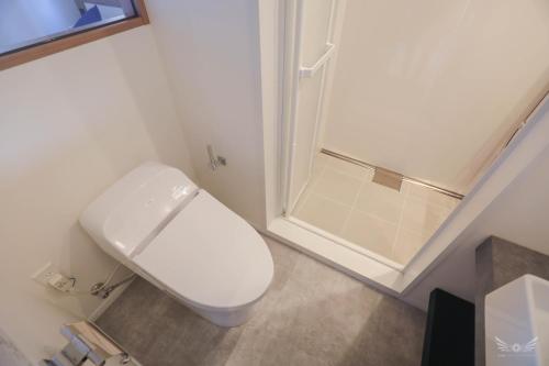 Salle de bains dans l'établissement FFFFFF Hotel エフホテル