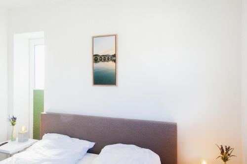 Ένα ή περισσότερα κρεβάτια σε δωμάτιο στο Ferienhaus Diemelblick 26