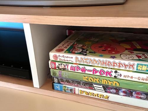 ゲストハウスにある図書室