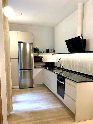 Dapur atau dapur kecil di Lauramer Casco Viejo