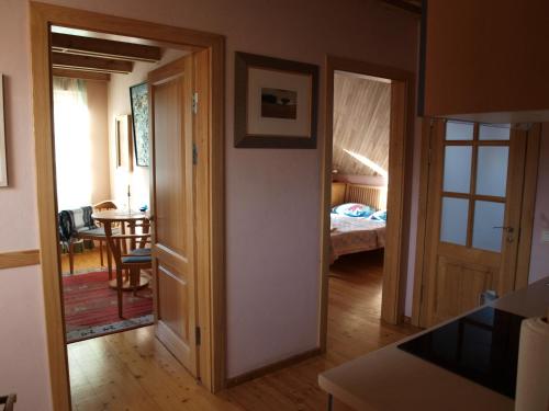 Postel nebo postele na pokoji v ubytování Aika
