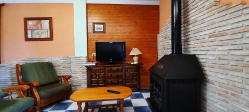 En TV eller et underholdningssystem på Casa Levante - Casa Rural Los Cuatro Vientos