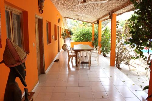 Un balcón o terraza en B & B Mariamacounda