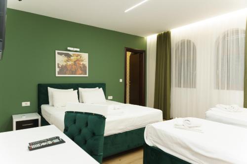 Voodi või voodid majutusasutuse Hotel Camp Karagaq toas
