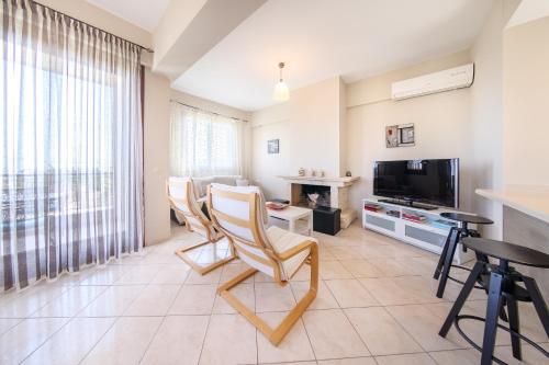 Μια τηλεόραση ή/και κέντρο ψυχαγωγίας στο Stella Luxury Residence