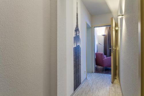 Ruang duduk di Hotel l'adresse garni