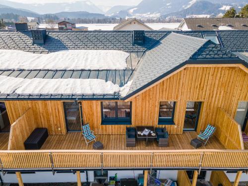 Nespecifikovaný výhled na hory nebo výhled na hory při pohledu z apartmánu
