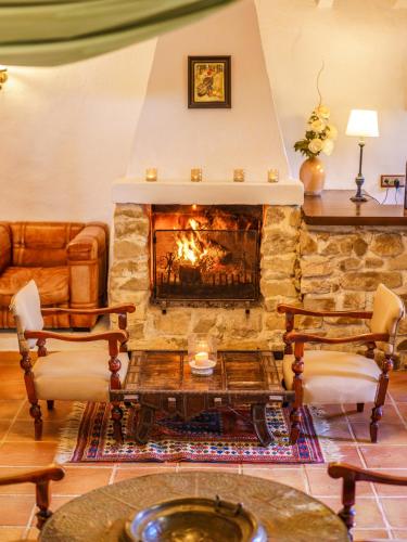 Posezení v ubytování Casa Del Maco