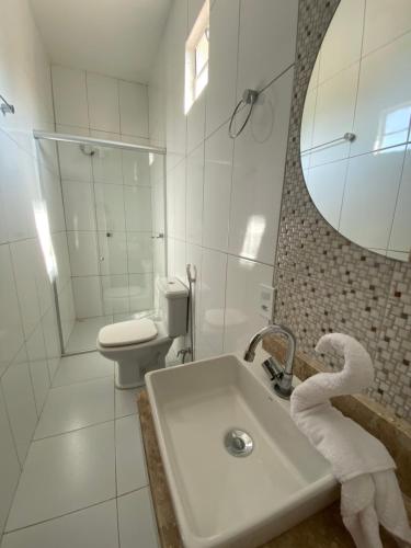 Vonios kambarys apgyvendinimo įstaigoje Pousada Casa da Cion