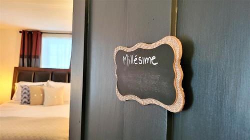Katil atau katil-katil dalam bilik di Auberge du Vignoble Bromont
