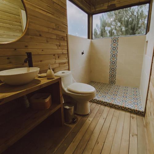 Cabañas Refugio Himalayaにあるバスルーム