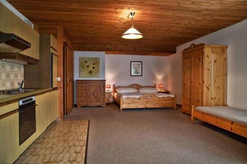 Katil atau katil-katil dalam bilik di Apartments Grafhube, Afritz-Verditz