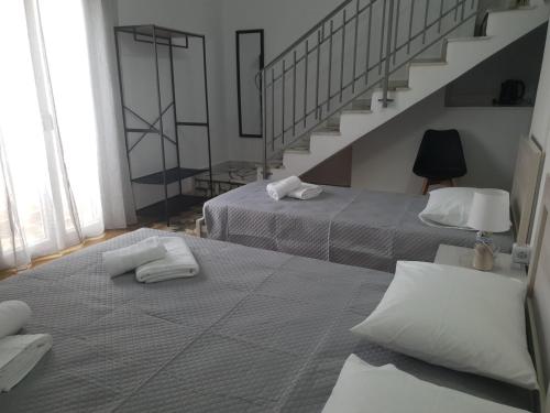 Posteľ alebo postele v izbe v ubytovaní Callisto room 4