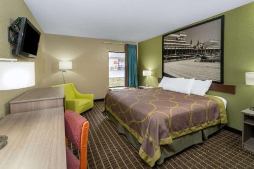 Super 8 by Wyndham Shepherdsville - Louisville South I65にあるベッド