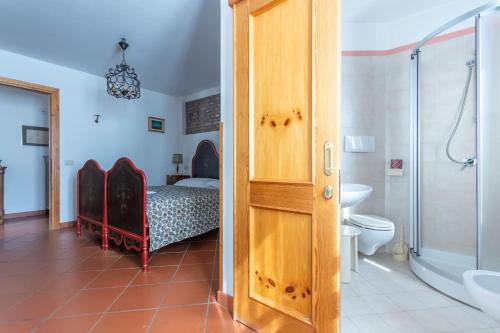 Salle de bains dans l'établissement Casa Mulaz
