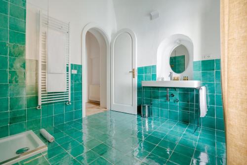 Koupelna v ubytování Albergo Il Monastero