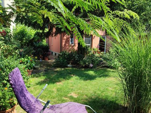 Taman di luar Pensiunea Anita
