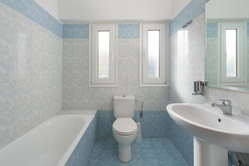 Koupelna v ubytování Villa Krokali Lindos