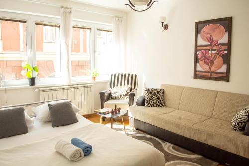 Χώρος καθιστικού στο Engadin Studio - Excellent Location