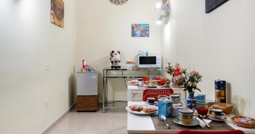 Dapur atau dapur kecil di B&b Casa Bello