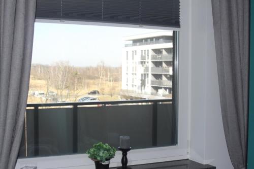 Balkón nebo terasa v ubytování Apartament zielony