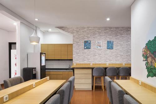 Kuchyň nebo kuchyňský kout v ubytování Kamala House