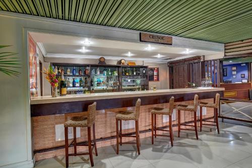 The lounge or bar area at Starfish Tobago