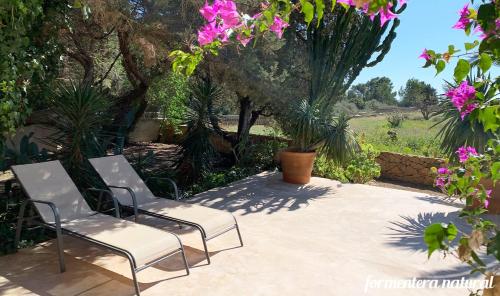 En have udenfor Casa Lilu Playa Migjorn - Formentera Natural