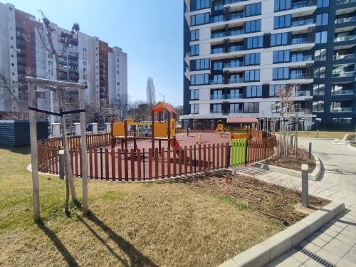 Детская игровая зона в Mountain view apartment