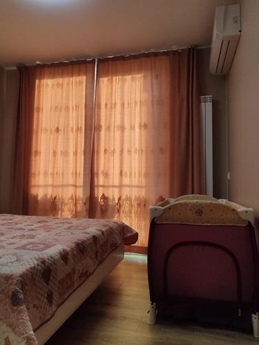 Кровать или кровати в номере Mountain view apartment