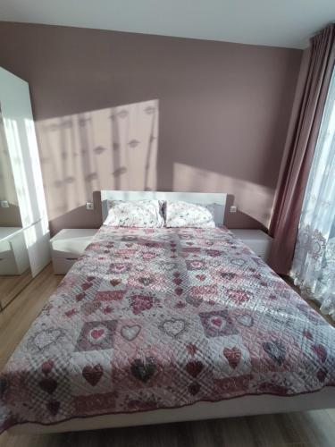 Кровать или кровати в номере Mountain view apartment