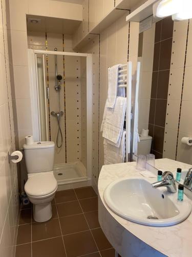 Et badeværelse på La Vieille Auberge