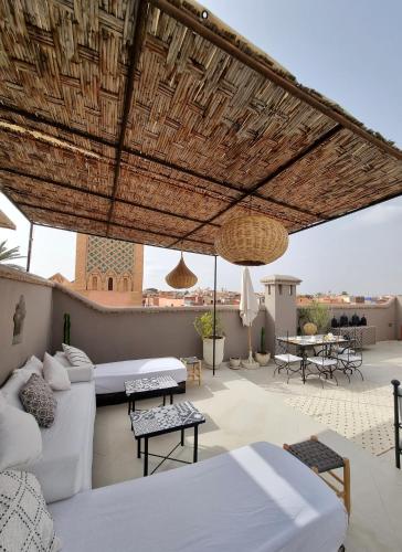 Гостиная зона в Riad les Rêves d'Amélie