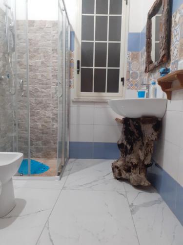 Kúpeľňa v ubytovaní casa vacanza crystal