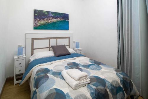En eller flere senge i et værelse på Casa Viriato Barrio la Horta