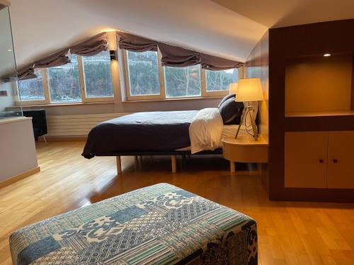 Postel nebo postele na pokoji v ubytování Appartement chic au centre HUT 08087