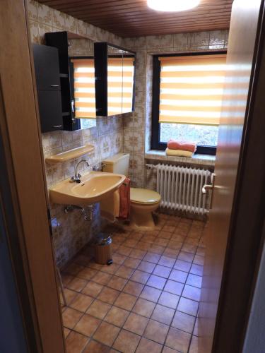 Posezení v ubytování Ferienwohnung "Off Born" Familie Bremm