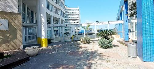 Das Gebäude in dem sich das Aparthotel befindet
