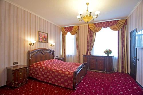 에르미타주 호텔 객실 침대