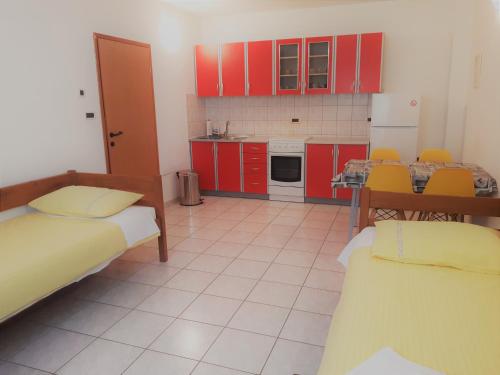 Kuchyňa alebo kuchynka v ubytovaní Apartments Barbara Gregovica