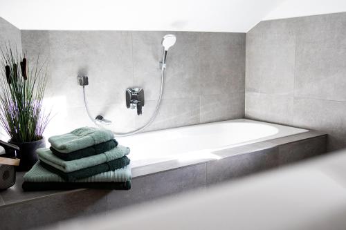 Ένα ή περισσότερα κρεβάτια σε δωμάτιο στο Apartment Pult