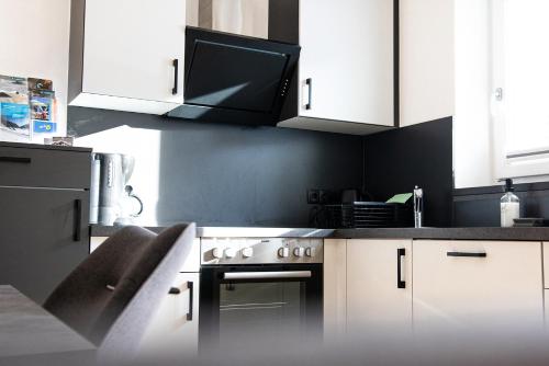 Η κουζίνα ή μικρή κουζίνα στο Apartment Pult