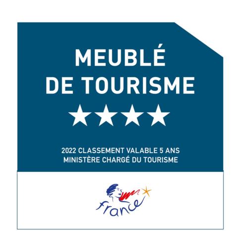 un signe bleu avec des étoiles et les mots roule de torture dans l'établissement Appartement de standing 4 étoiles plage Pereire à pied 100m, à Arcachon