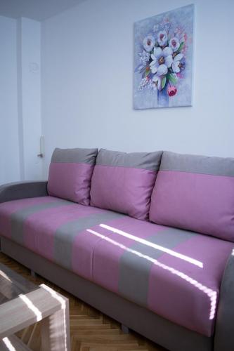 Ein Sitzbereich in der Unterkunft Gerardus Apartmani