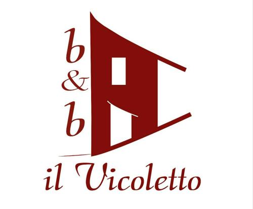 a vector illustration of a letter b with a house at Beb il Vicoletto in Maratea