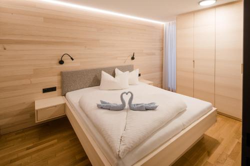Katil atau katil-katil dalam bilik di Apartments Susanne