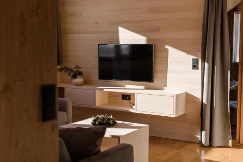 Televisyen dan/atau pusat hiburan di Apartments Susanne