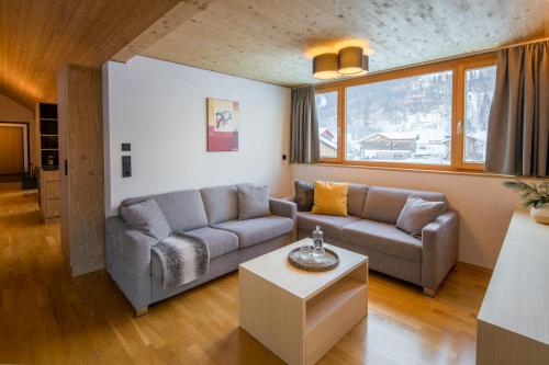 Ruang duduk di Apartments Susanne