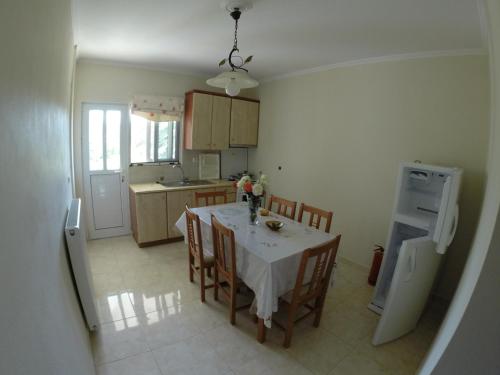 A kitchen or kitchenette at Irini's Villa
