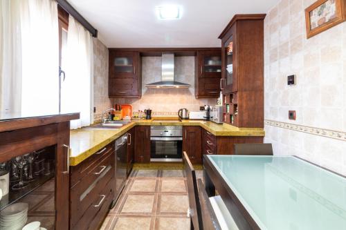 Kuchyň nebo kuchyňský kout v ubytování Casa La Villa